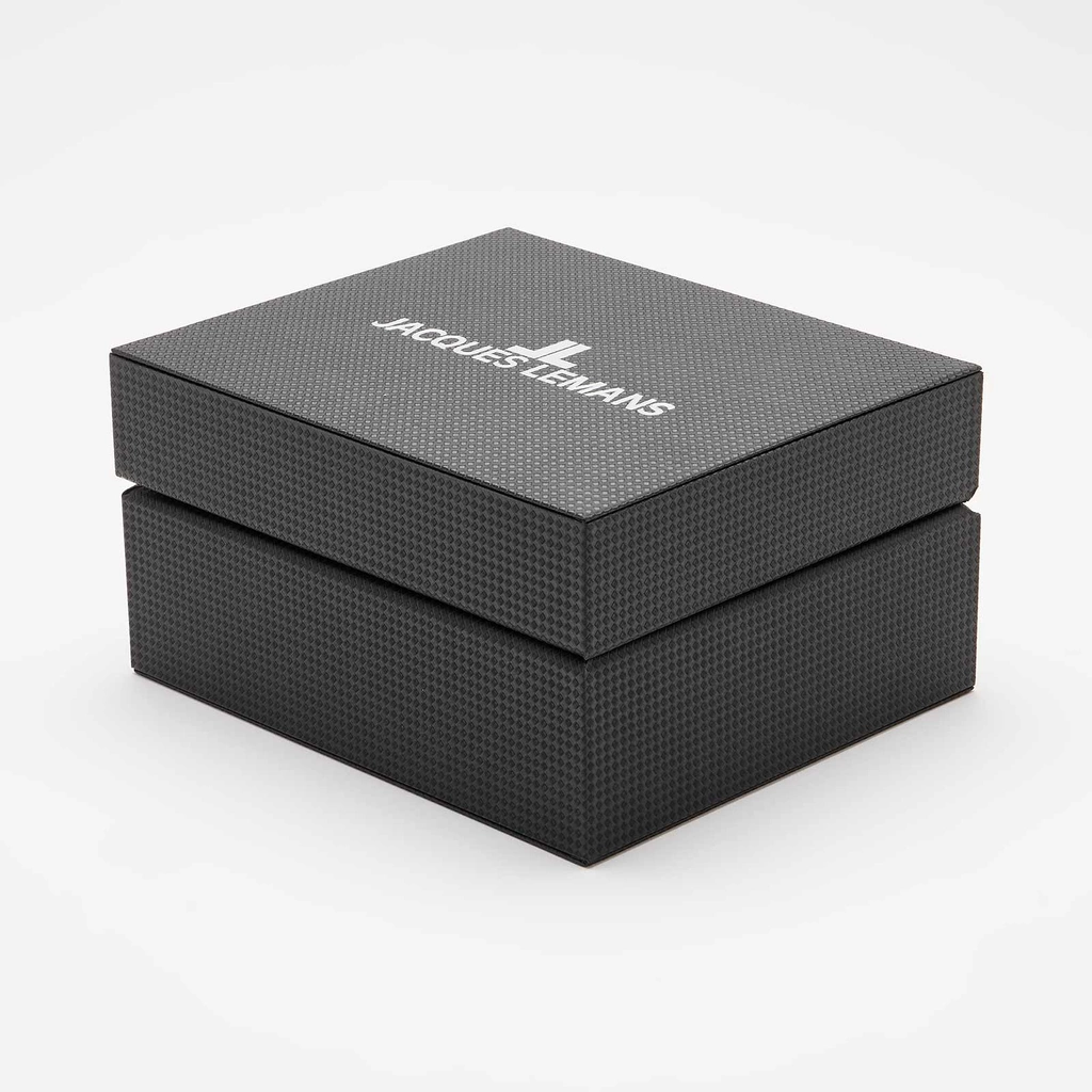 Jacques Lemans Liverpool - klockset herr, bicolor/svart, 41 mm