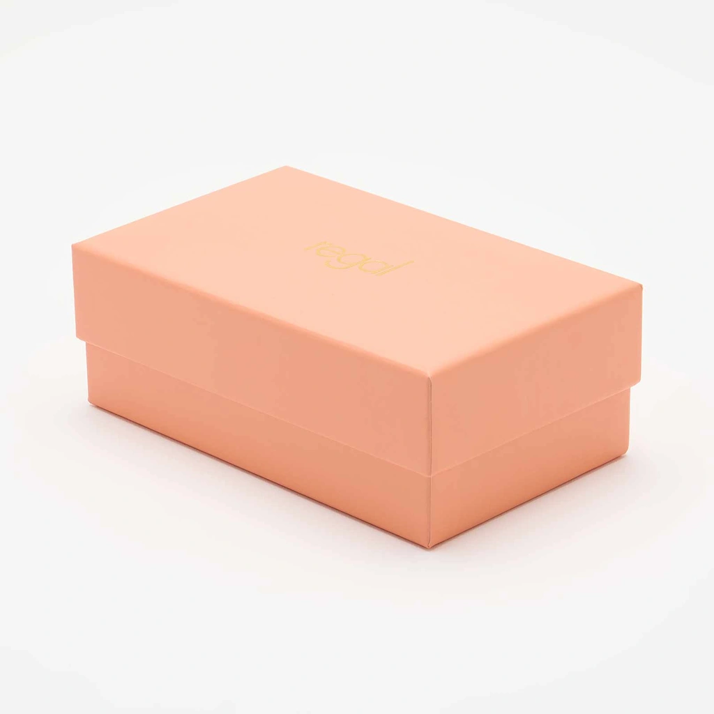 Regal klockset dam - metallband, guldton, 20x28mm