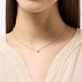 Halsband i äkta silver - Integrerad Zirkonia, 40+5cm