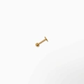 Guldfärgad Labret - kula, 6mm