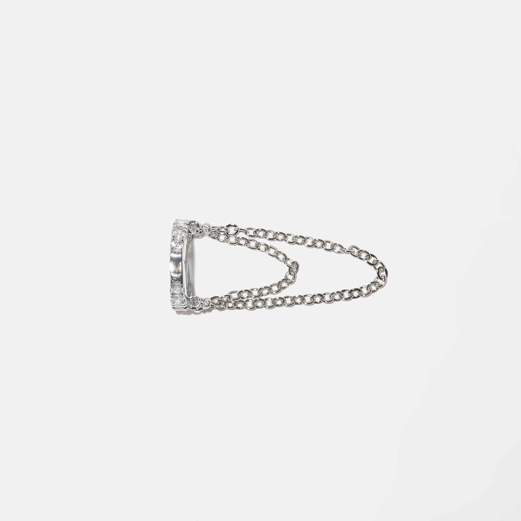 Ear Piercing - huggie med kedjor