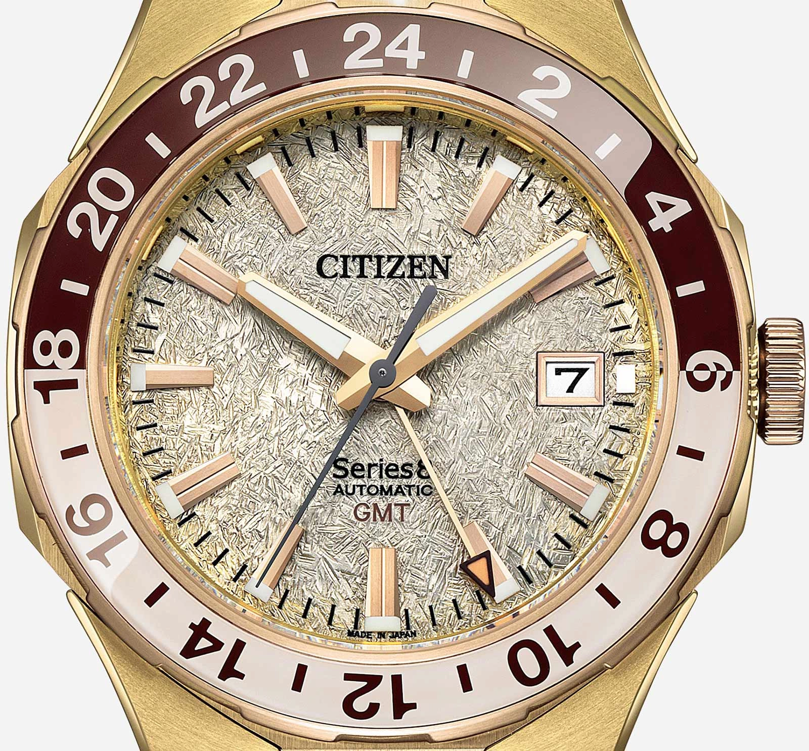 Citizen Series 8 GMT - Automatisk, guldton, NB6032-53P