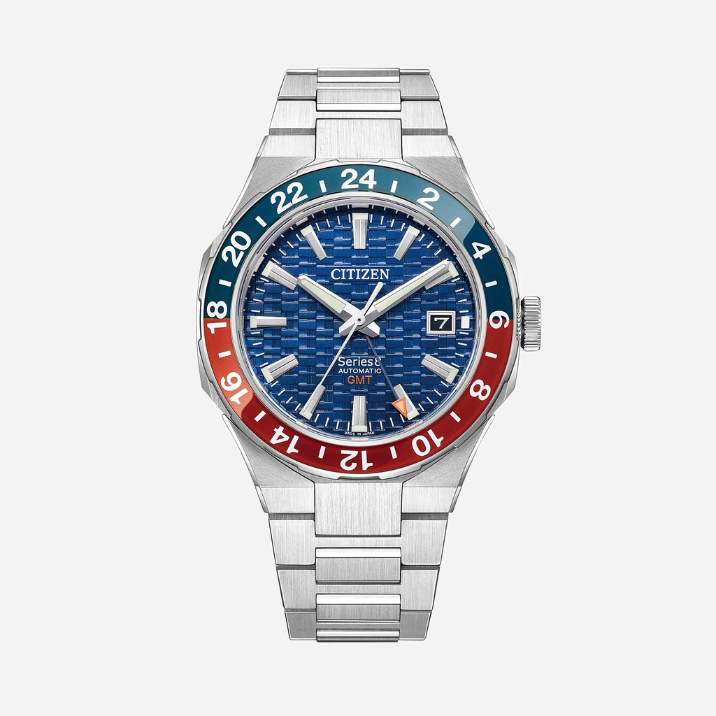 Citizen Series 8 GMT - Automatisk, stål/blå, NB6030-59L