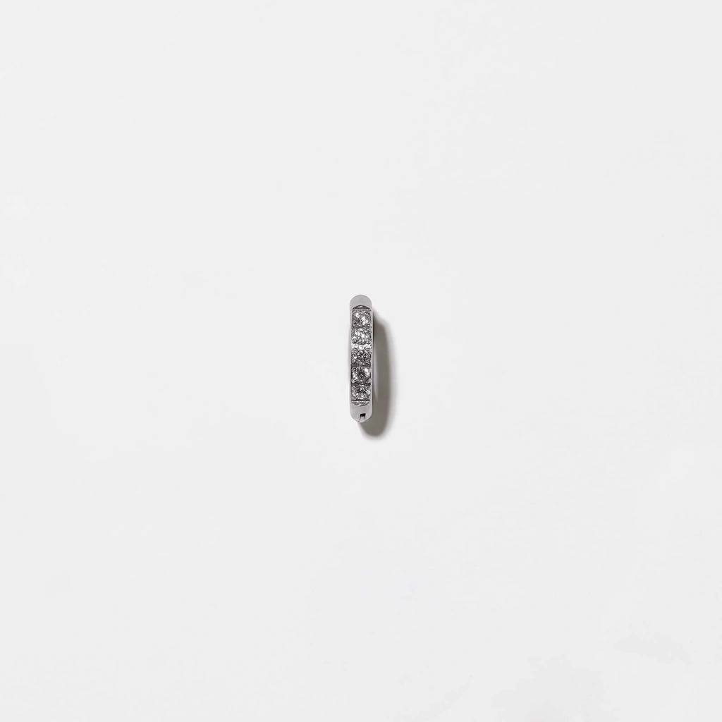 Ear Piercing - Hoop med stenar, 6mm