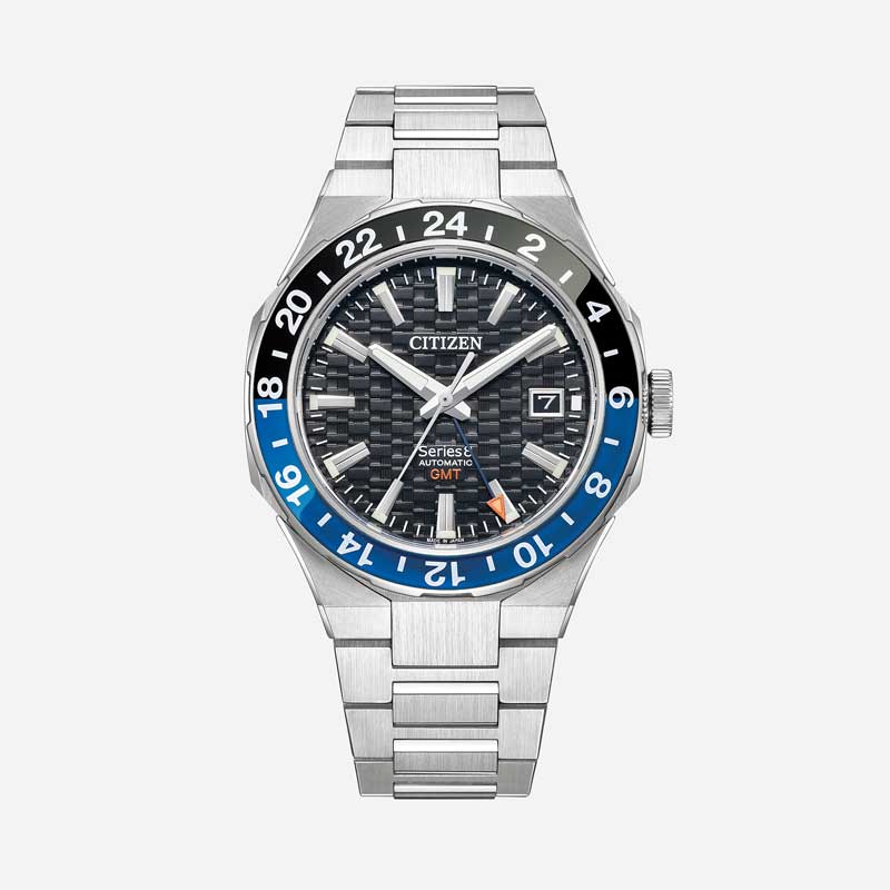 Citizen Series 8 GMT - Automatisk, stål/blå, NB6031-56E