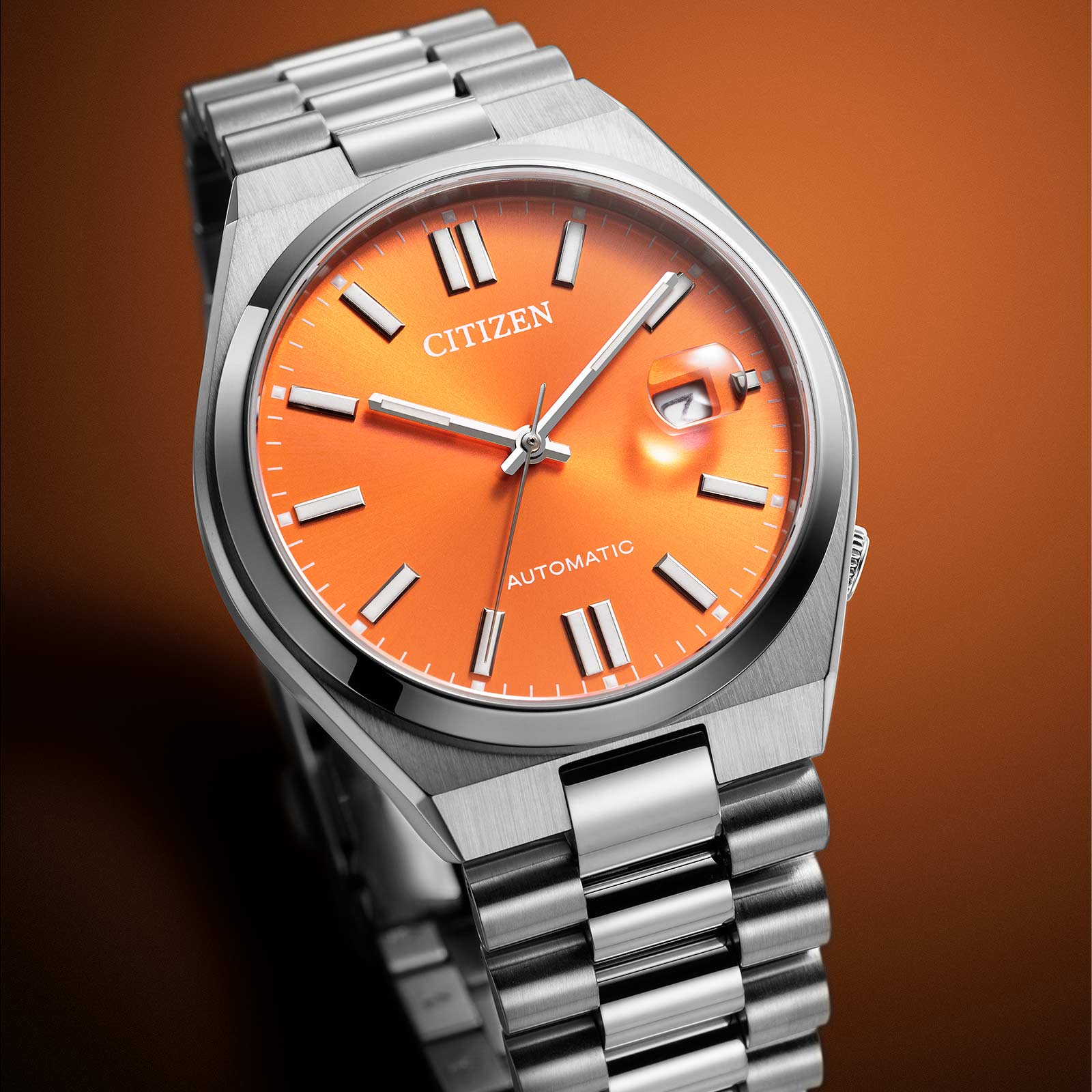 Citizen Tsuyosa automatisk herr - orange NJ0151-88Z