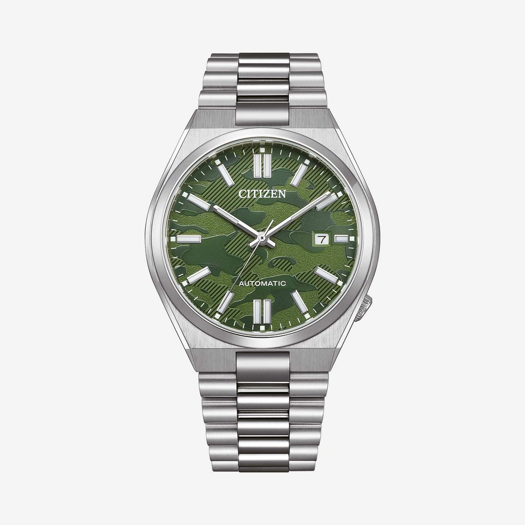 Citizen Tsuyosa automatisk herr - stål/militär NJ0159-86X