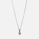 Halsband äkta silver - spiral & hjärta