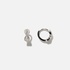 Örhängen i äkta silver - hoops infinitysymbol