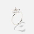 Ring i äkta silver - fjärilar, 52