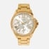 Regal damklocka - metall guld/vit, 40mm