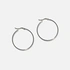 Stålörhängen - hoops 40mm