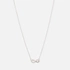 Halsband äkta silver - hänge Infinitysymbol