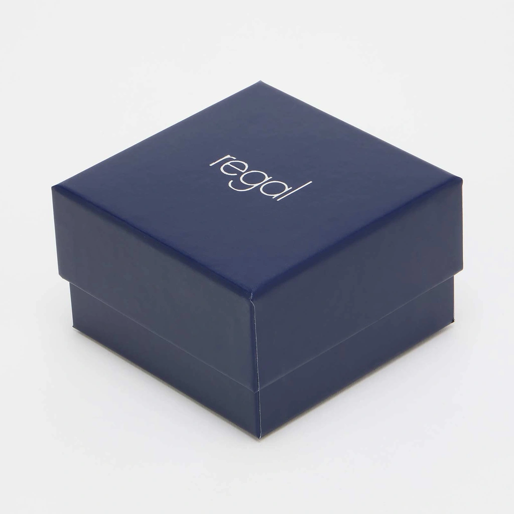 Regal klockset herr - metall, silver/vit, 44mm