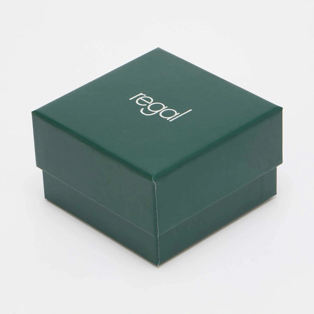 Regal klockset herr - metall, silver/svart, 42mm