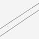 Silverhalsband popcornlänk - 1,2 mm/50 cm