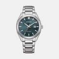 Citizen Elegant Eco-Drive - stål/grön BM7620-83X