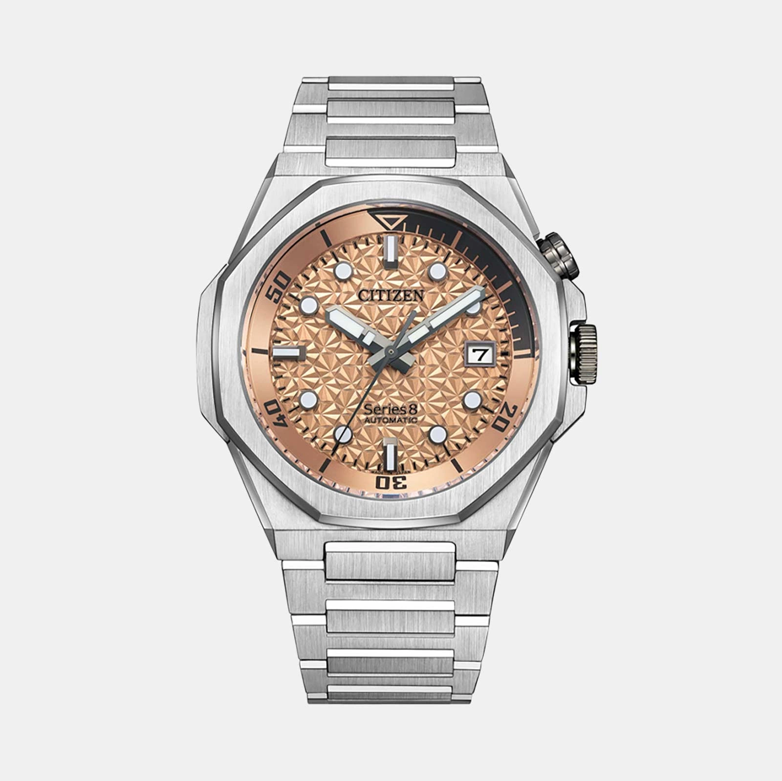 Citizen Series 8 Automatic stål/brun NB6066-51W