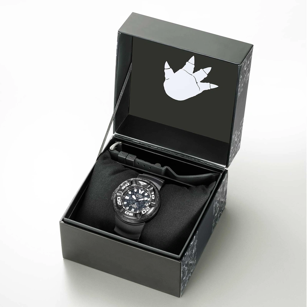 Citizen Godzilla Eco-Drive svart/grå BJ8056-01E