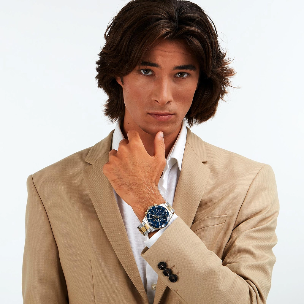 Maserati Competizione metallband blå/bicolor  - R8873600006