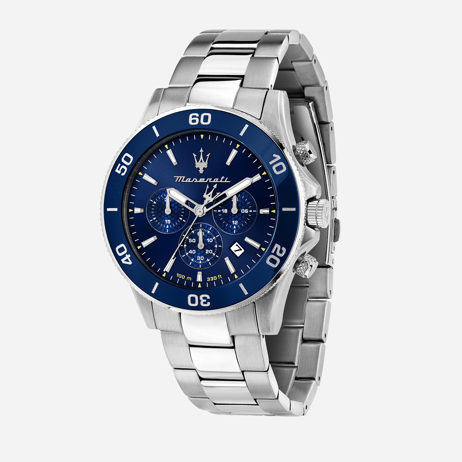 Maserati Competizione metallband blå/stål  - R8873600002