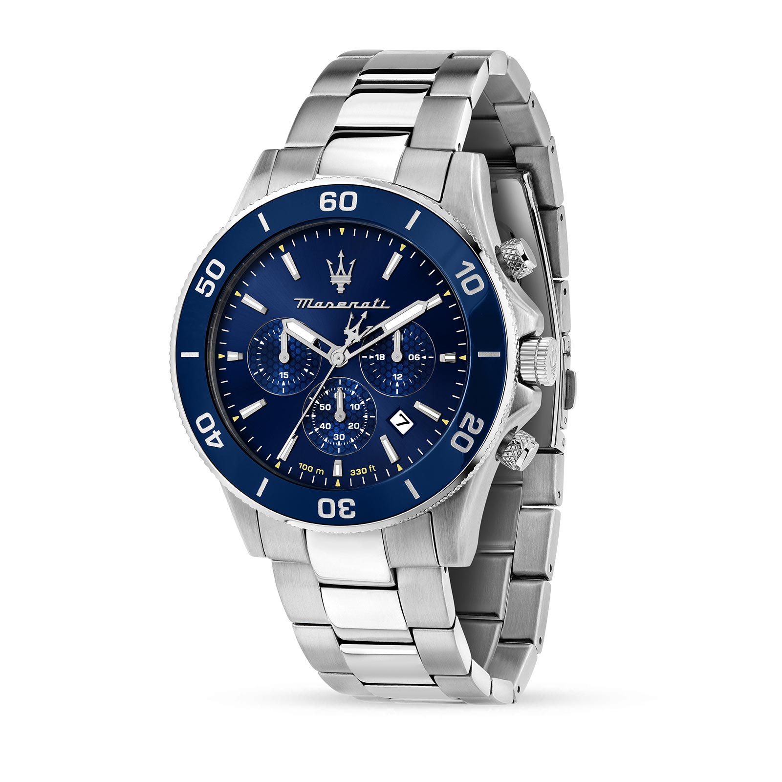 Maserati Competizione metallband blå/stål  - R8873600002