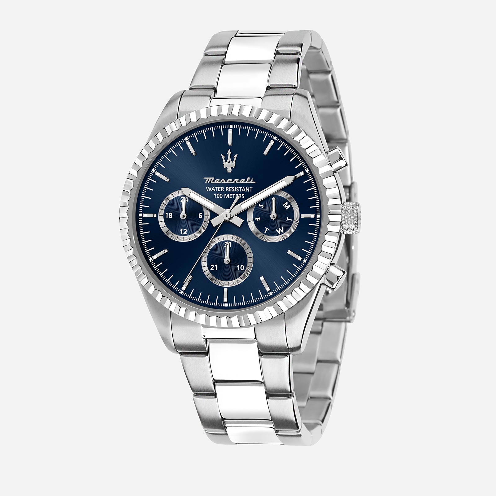 Maserati Competizione metallband blå/stål  - R8853100022