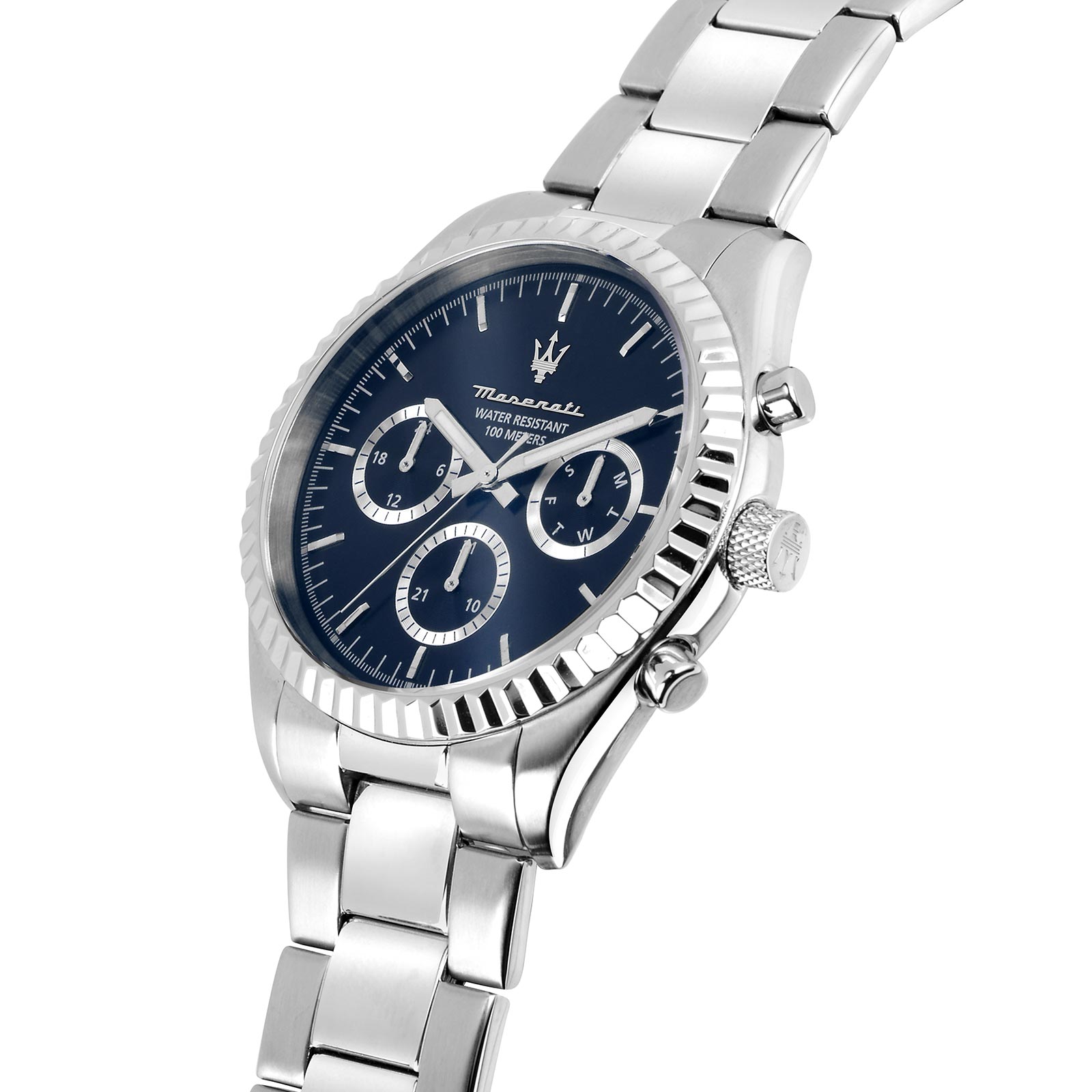 Maserati Competizione metallband blå/stål  - R8853100022