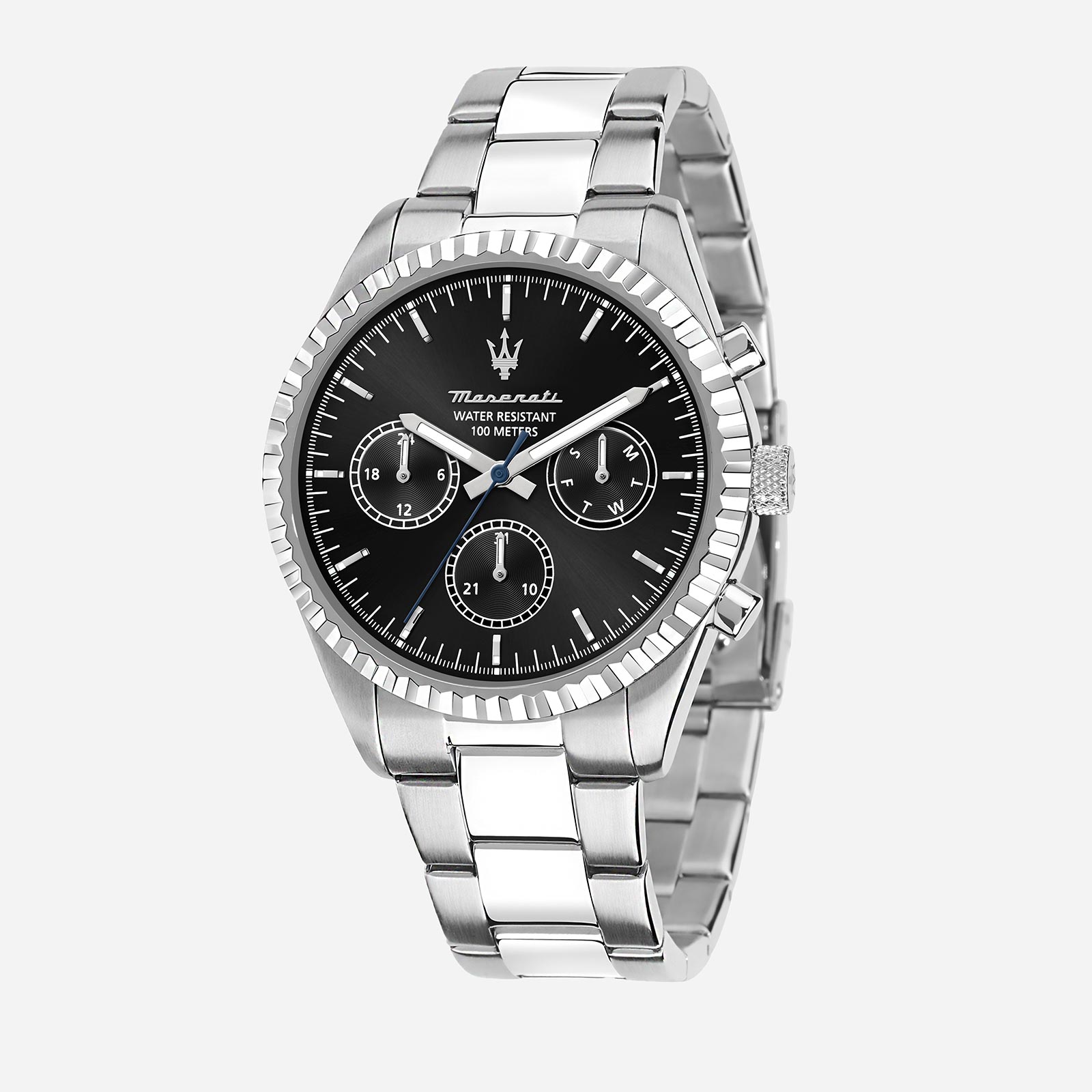 Maserati Competizione metallband svart/stål  - R8853100023