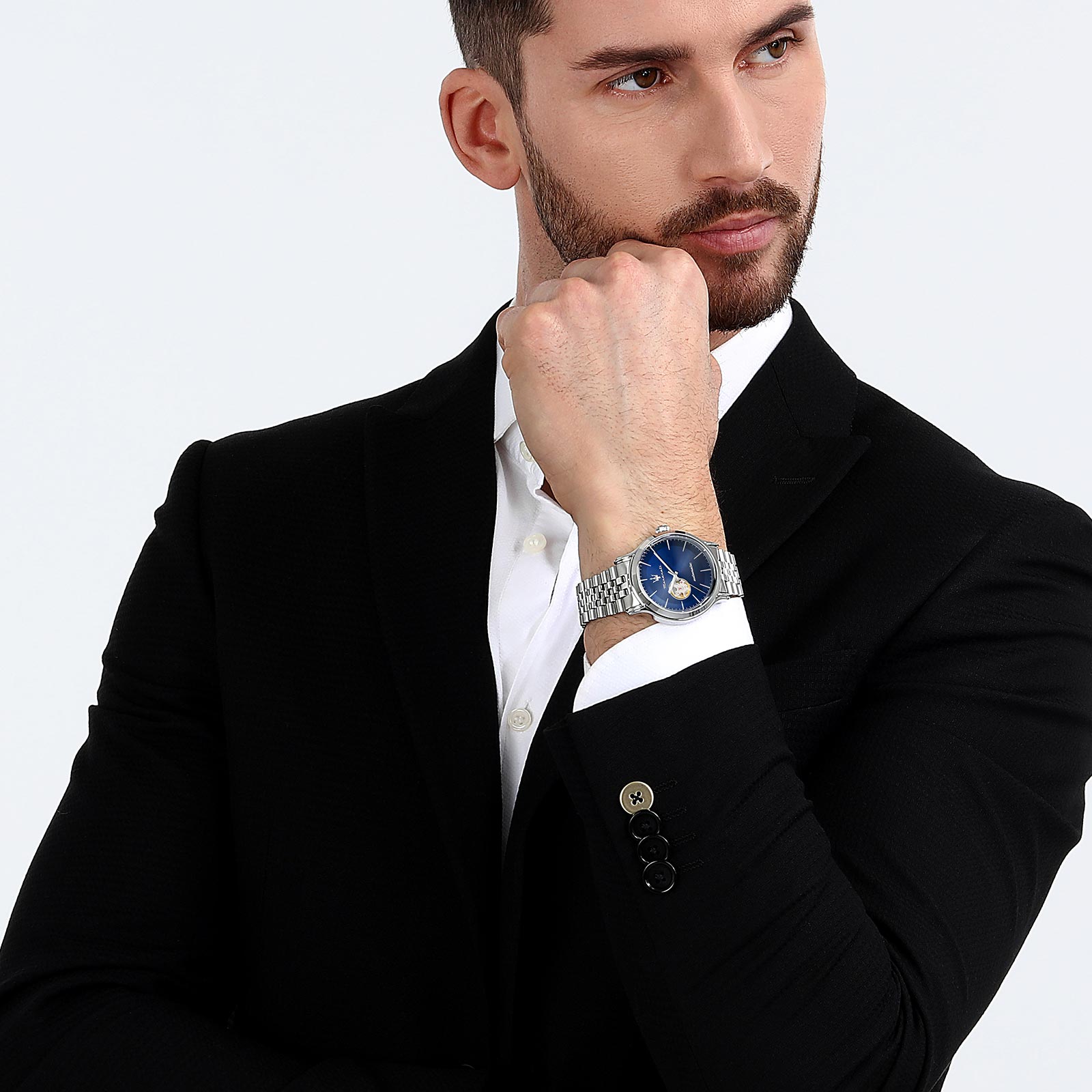 Maserati Epoca automatisk blå/stål  - R8823118009