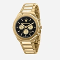 Maserati Stile metallband svart/guld  - R8873642001