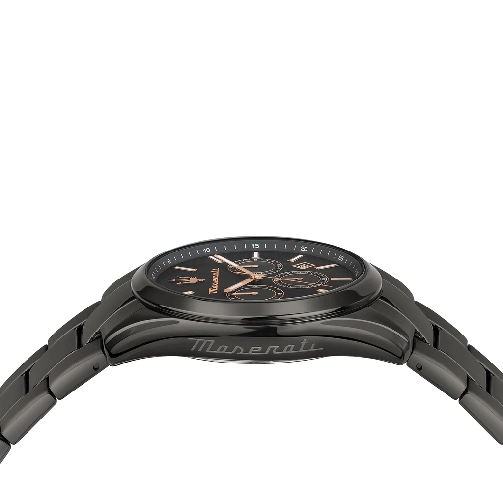 Maserati Attrazione metallband svart/svart stål  - R8853151001