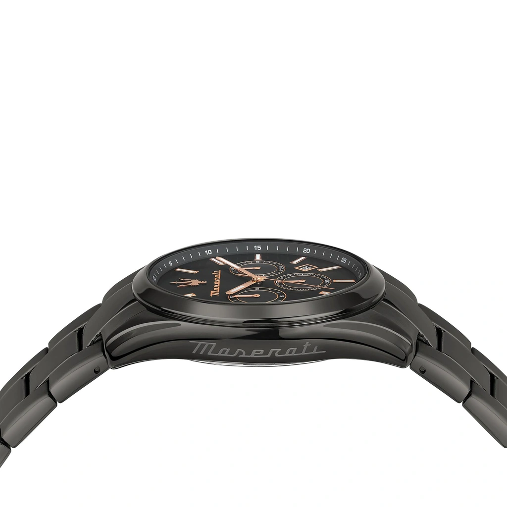 Maserati Attrazione metallband svart/svart stål  - R8853151001