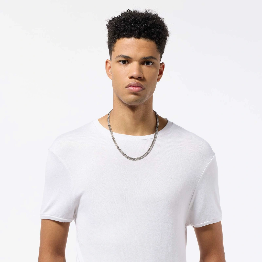 Stålhalsband herr 7mm pansar 60cm