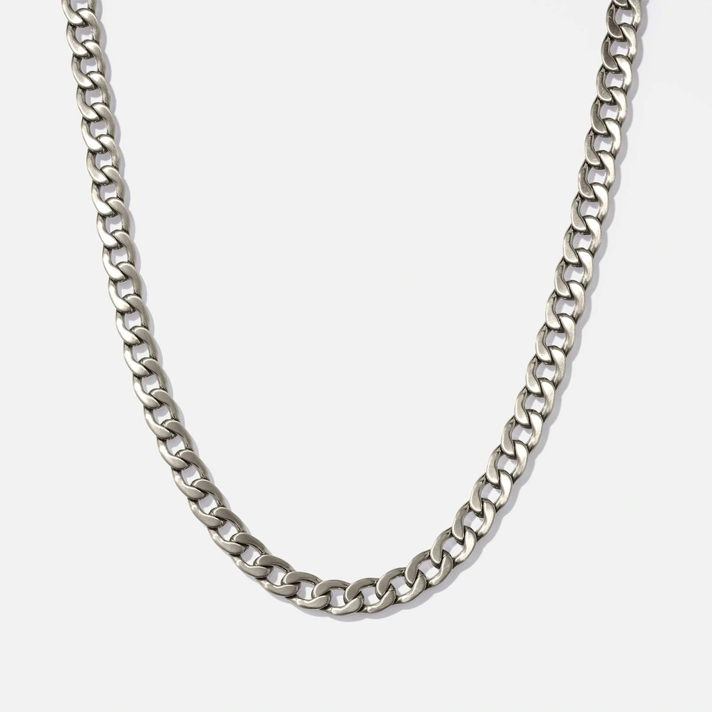 Stålhalsband junior 7mm Chainlink 40cm