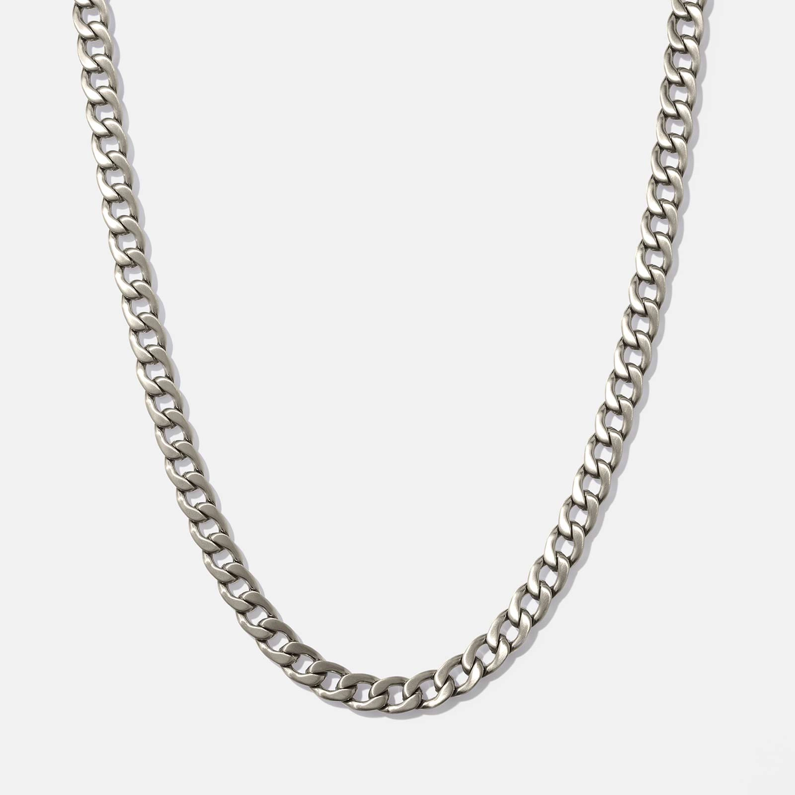 Stålhalsband herr 7mm Chainlink