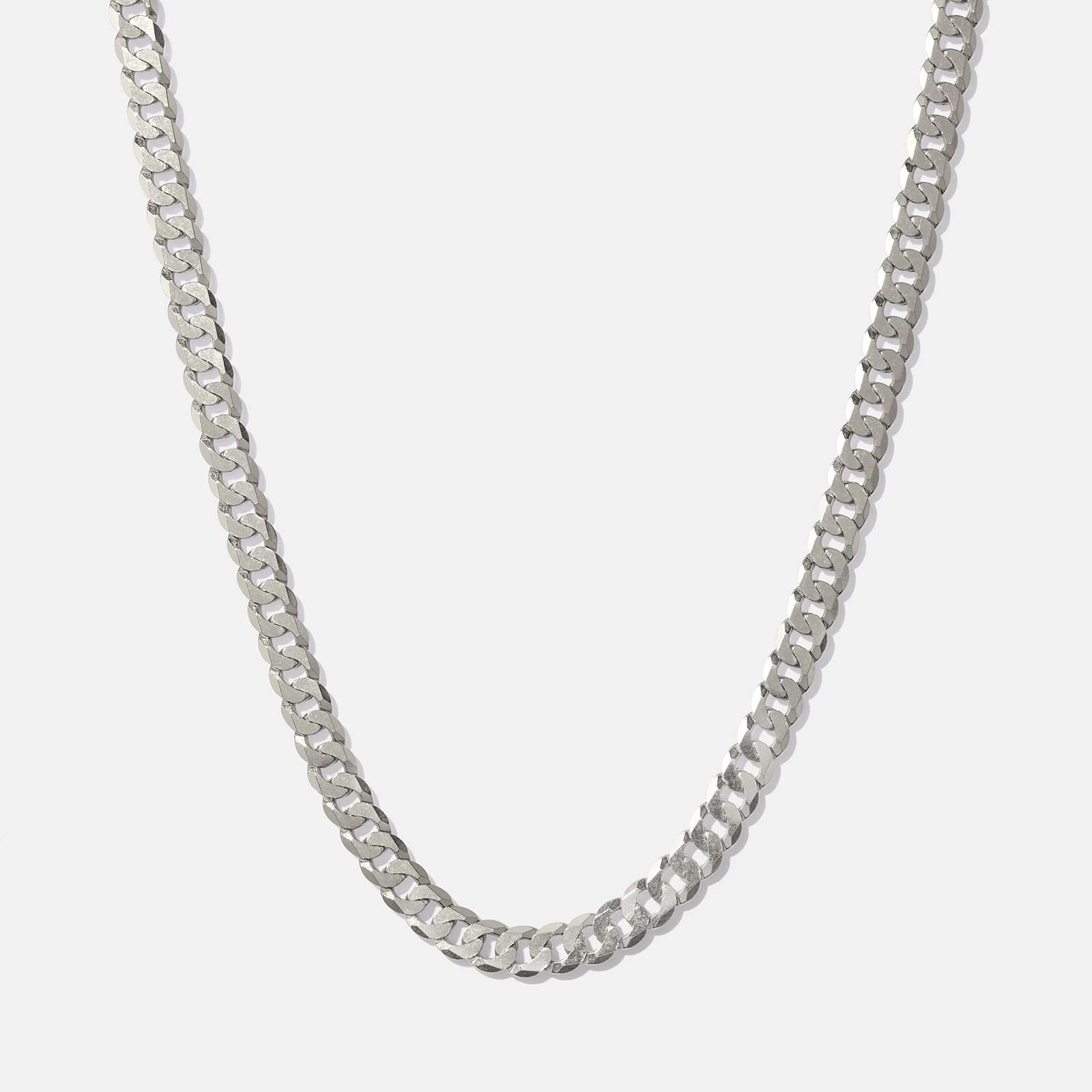 Silverhalsband herr 5,8mm pansar