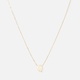 Halsband 9k guld - bokstav Q, 43cm