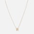 Halsband 9k guld - bokstav R, 43cm