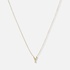 Halsband 9k guld - bokstav Y, 43cm