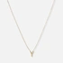 Halsband 9k guld - bokstav Y, 43cm
