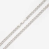 Halsband i silver, 6,79mm bismarck 45cm