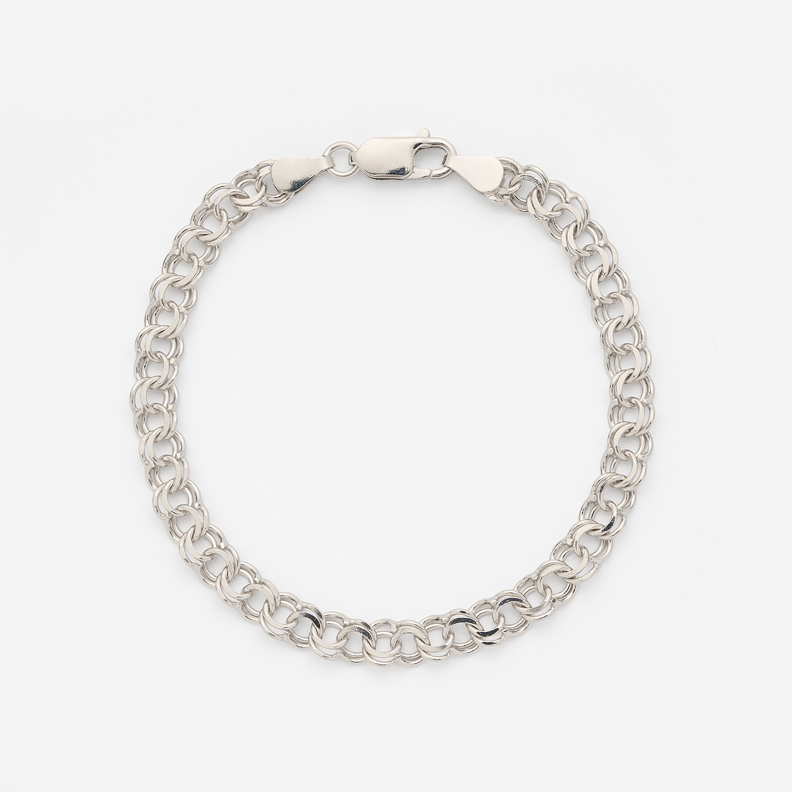 Armband dam i silver, 5,9mm bismarck 18cm