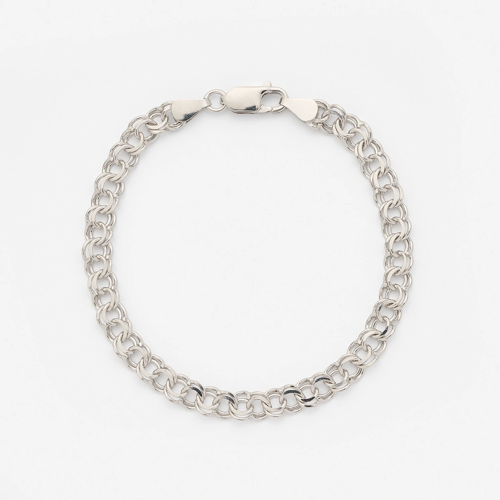 Armband dam i silver, 5,9mm bismarck 18cm