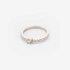Sidostensring i silver - st. 16,5