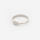 Ring i silver, 9 stenar - st. 16,5