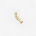 Hängsmycke i guldpläterat silver - LOVE