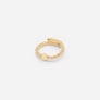 18k Guldpläterat ring - hjärta, onesize