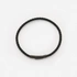 Svart läderarmband med svart stålspänne, 16cm