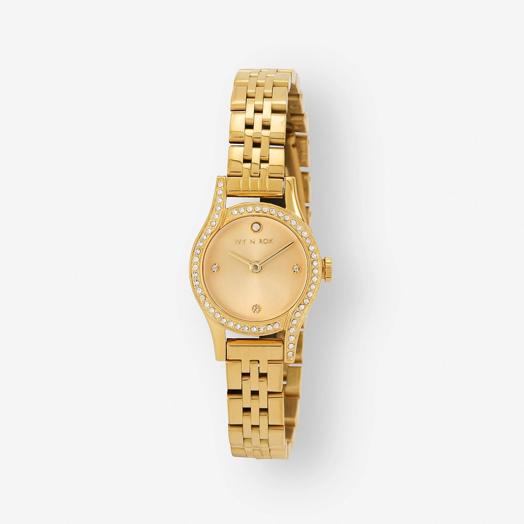 Ivy n Rox Luxe damklocka - guld, 23mm